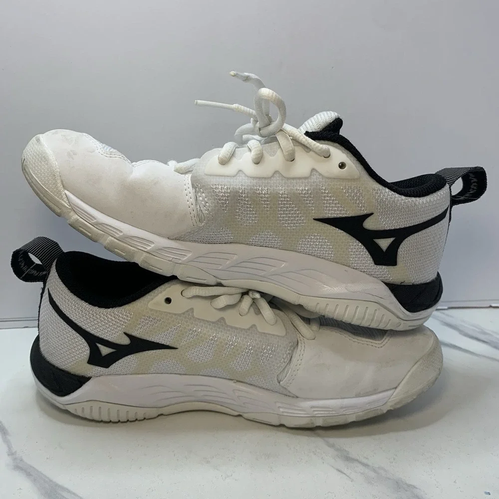 Mizuno Women's Wave Supersonic 2 Volleyball Shoes White Court 430288-0090 Size 6